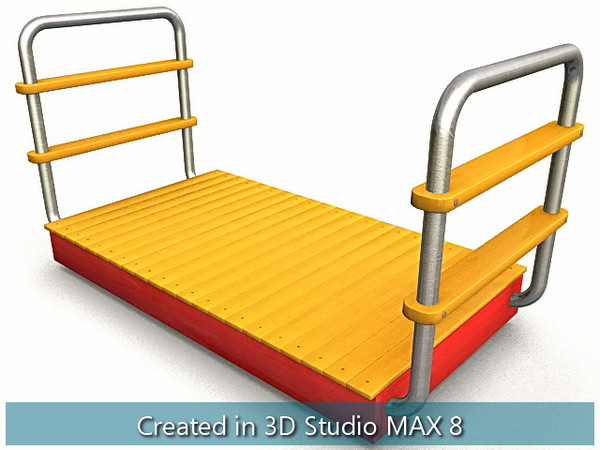 wooden toys cradle house 3d max - Wooden Toys... by I_Megaman_I